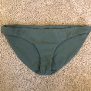 Mikoh xs olive bikini bottoms green